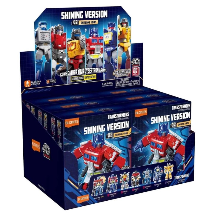 Transformers Caja Shining Version 02 Shining 1985 Surtido