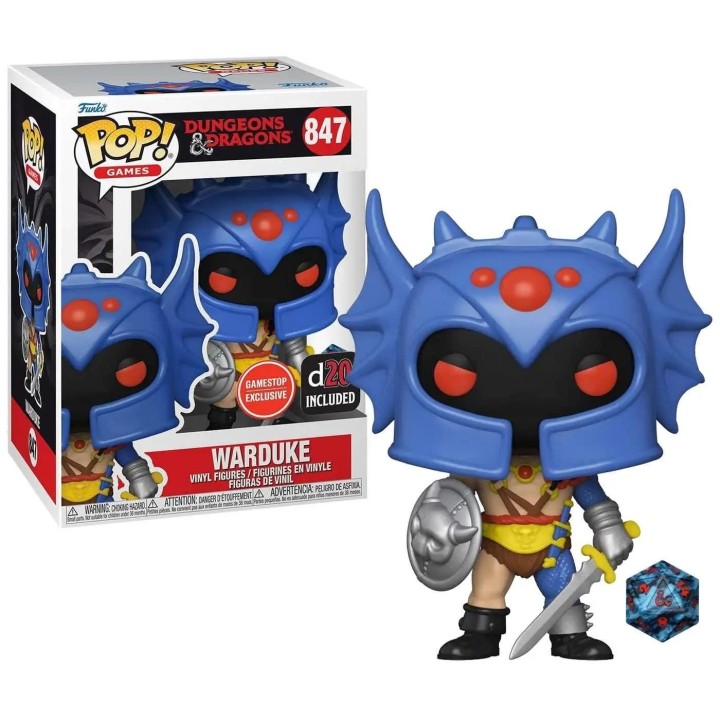Funko Pop Warduke 847 Dungeons & Dragons (D20 Included) (Special Edition)