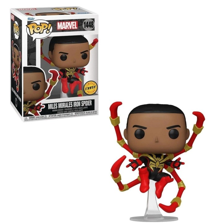 Funko Pop Miles Morales Iron Spider 1448 Marvel (Chase)
