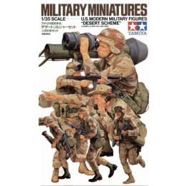 Military Miniatures U.S. Moderna Military Figures "Desert Scheme"
