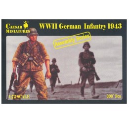 WWII German Infantry 1963 Caesar Miniatures