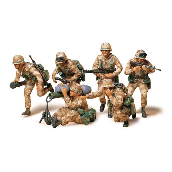 Military Miniatures U.S. Moderna Military Figures "Desert Scheme"
