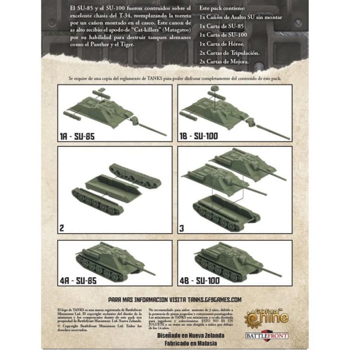 SU 100 Tanks Gale Force Nine
