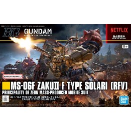 HG MS-06F Zaku II F Type Solari RFV 1/144