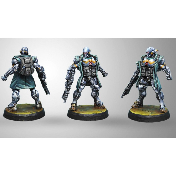 Authorized Bounty Hunter Boarding Shotgun Mercenaries Corvus Belli Infinity