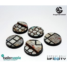Infinity Military Orders Base Tops by Giraldez 5 Unidades Customeeple