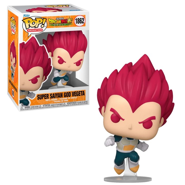 Funko Pop Super Saiyan God Vegeta 1862 Dragon Ball Super Broly