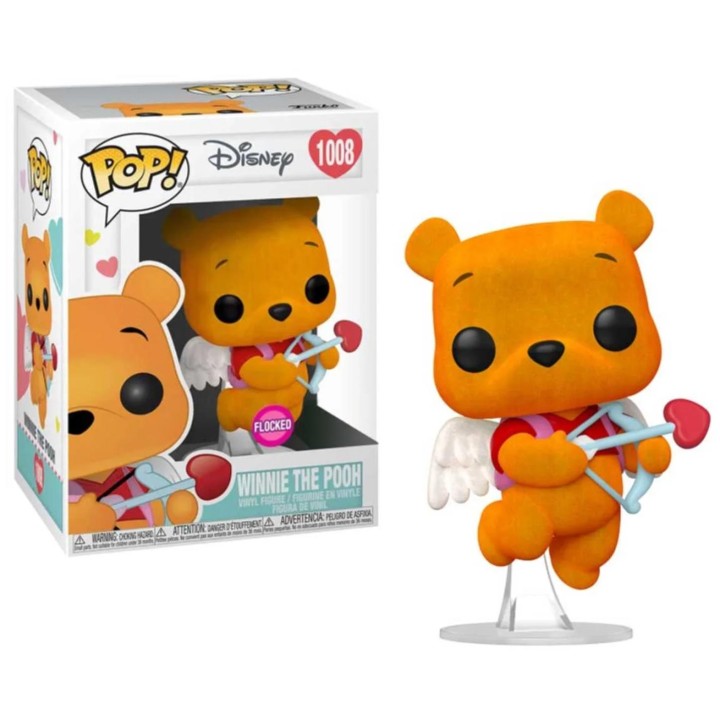 Funko Pop Valentines Winnie 1170 Winnie the Pooh (Exclusive) (Flocked)