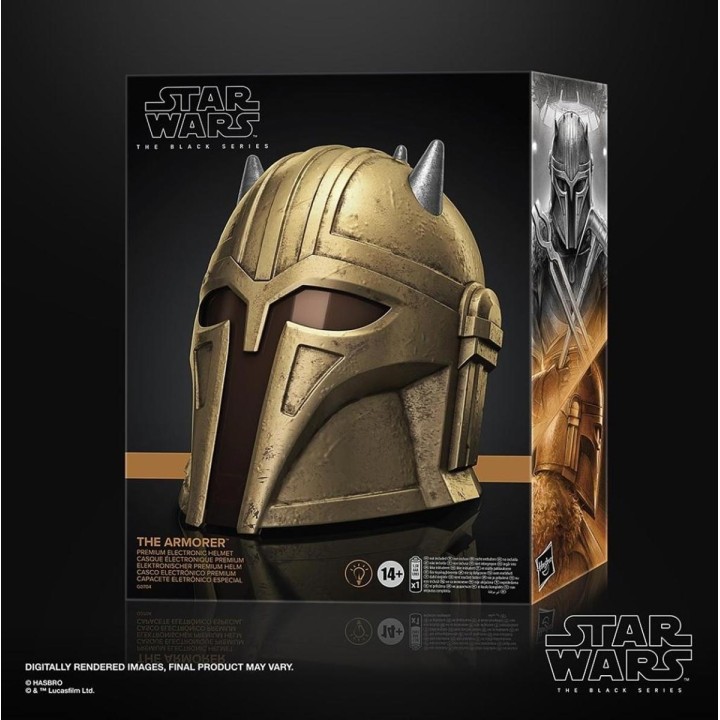 The Armorer Premium Electronic Helmet Star Wars The Black Series