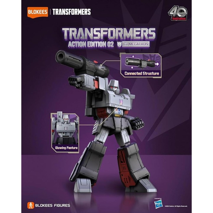 Transformers G1 Megatron Action Edition Blokees
