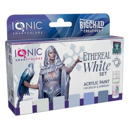 Ethereal White Set Acrylic Paint for Brush & Airbrush Ionic Smart Colors