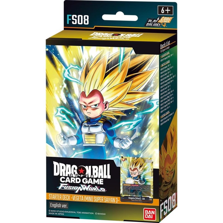 Vegeta Mini Super Saiyan 3 Starter Deck Dragon Ball Super Card Game Fusion World FS07