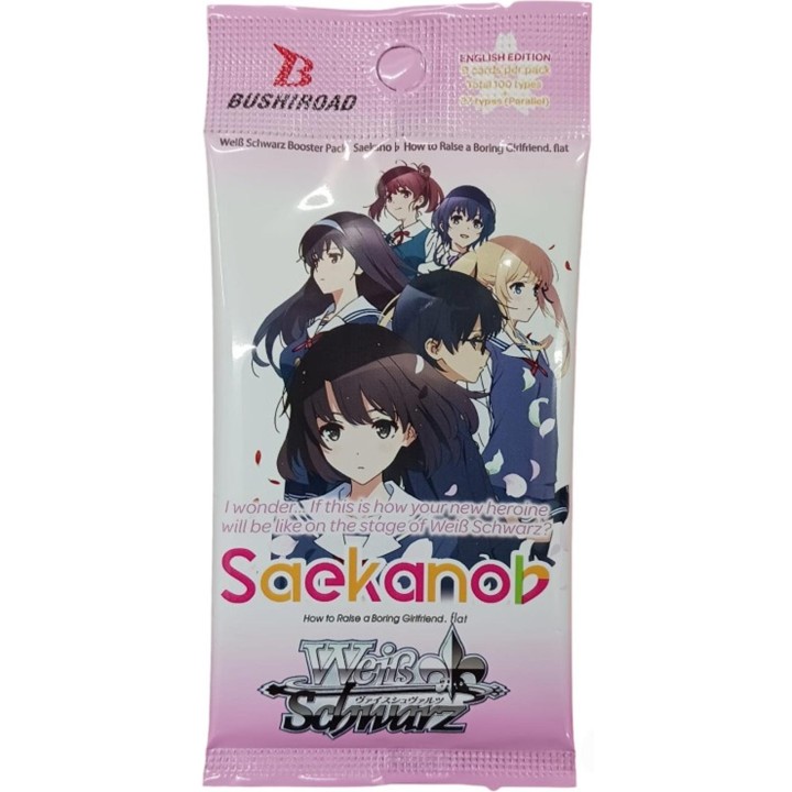 Booster Pack Saekano How to Raise A Boring Girlfriend Flat Weiss Schwarz