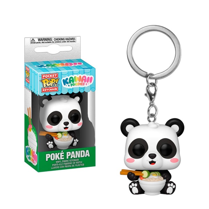 Pocket Pop Poké Panda Kawaii Foodies Keychain
