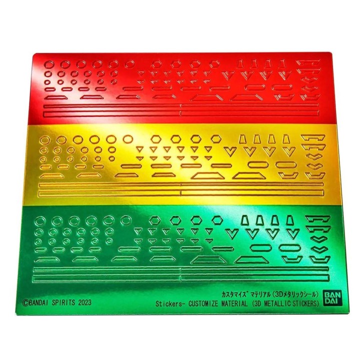 Customize Material 30 Metallics Stickers 02