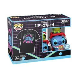 Funko Pop Tee Box Stitch with Frog Lilo & Stitch M Size