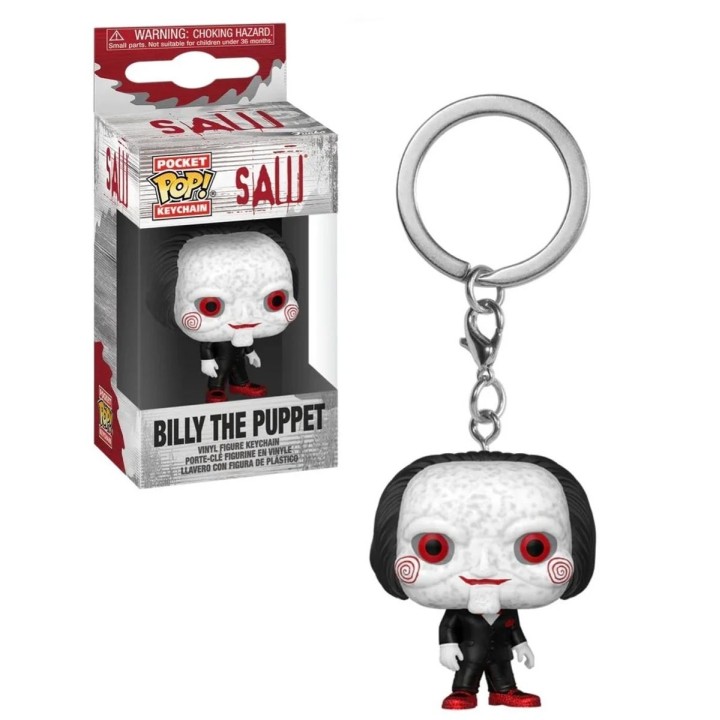 Pocket Pop Billy The Puppet Saw KeyChain