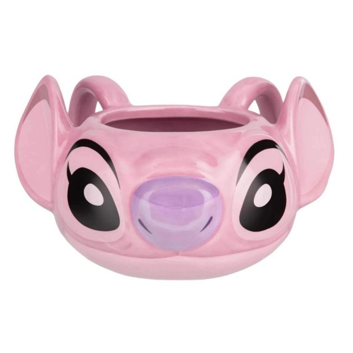 Taza 3D Angel Stitch Disney