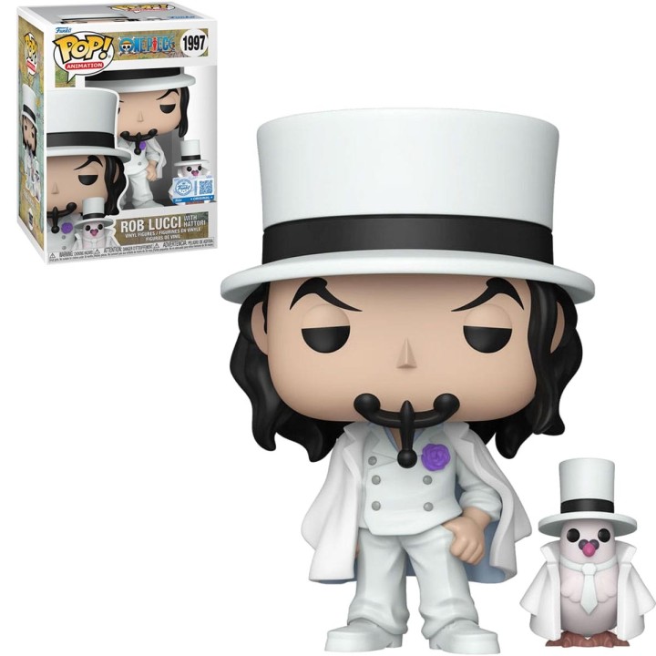 Funko Pop Rob Lucci with Hatori One Piece 1997 (Exclusive)