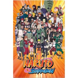 Naruto Shippuden Personajes Póster 14 (60x91,5 cm)