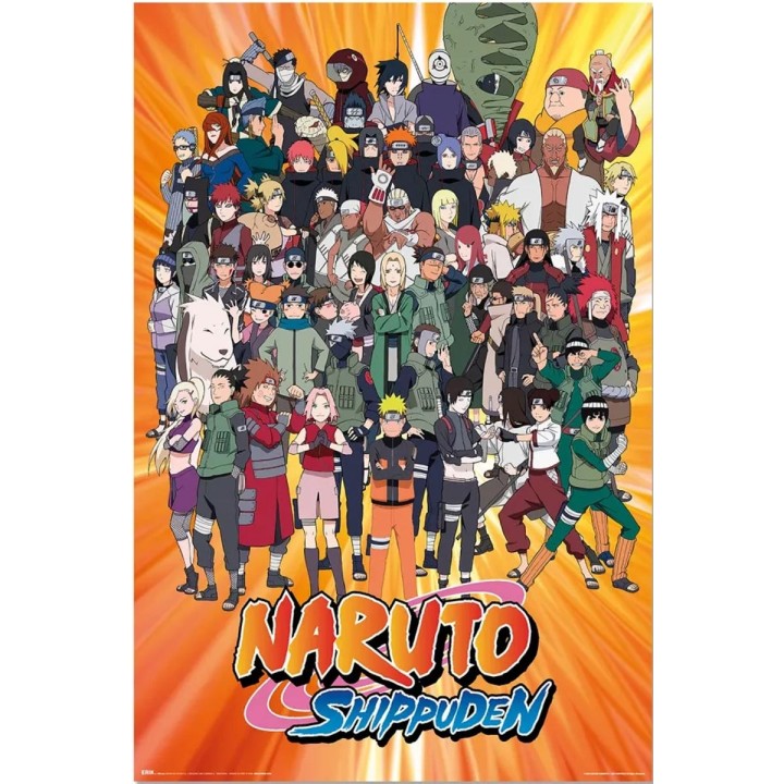 Naruto Shippuden Personajes Póster 14 (60x91,5 cm)