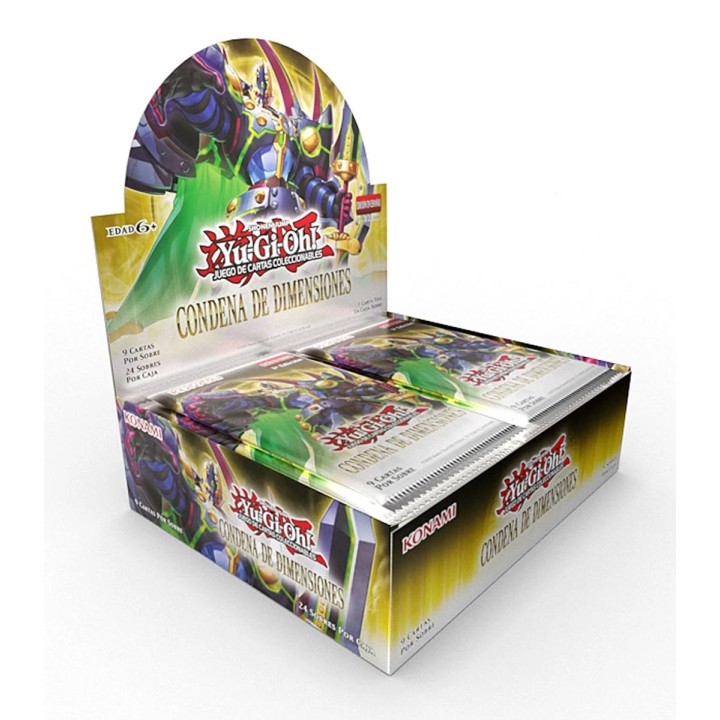 Caja de Sobres Condena de Dimensiones Yu Gi Oh! (Castellano)