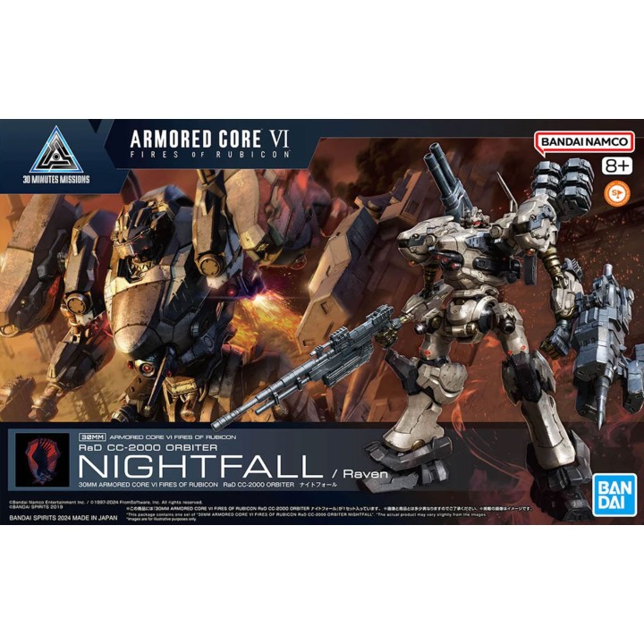 30MM Armored Core VI Rad CC 2000 Orbiter Nightfall Raven