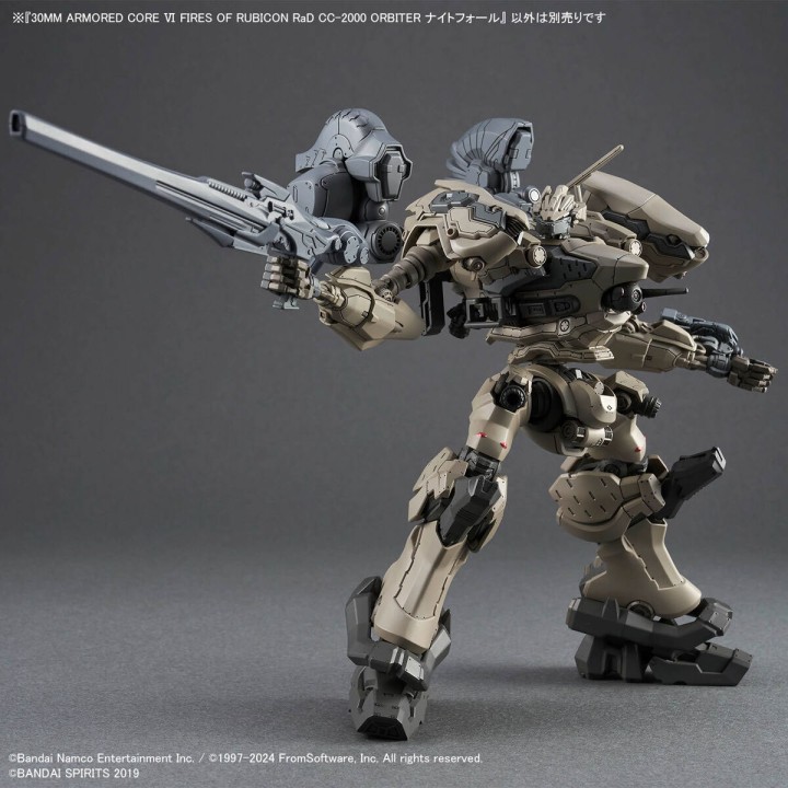 30MM Armored Core VI Rad CC 2000 Orbiter Nightfall Raven