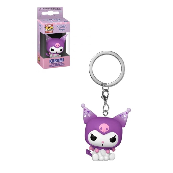 Pocket Pop Keychain Kuromi 20th Aniversary Llavero Sanrio
