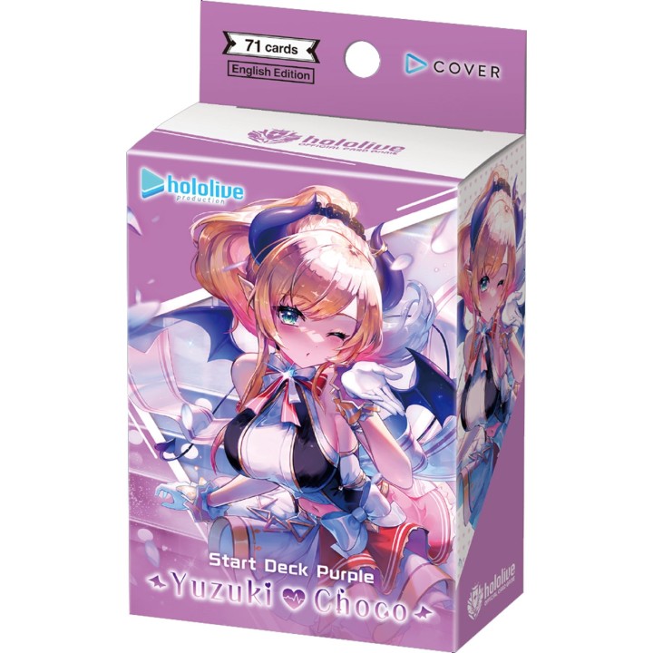 Start Deck Purple Yuzuki Choco Hololive Official Card Game (English)