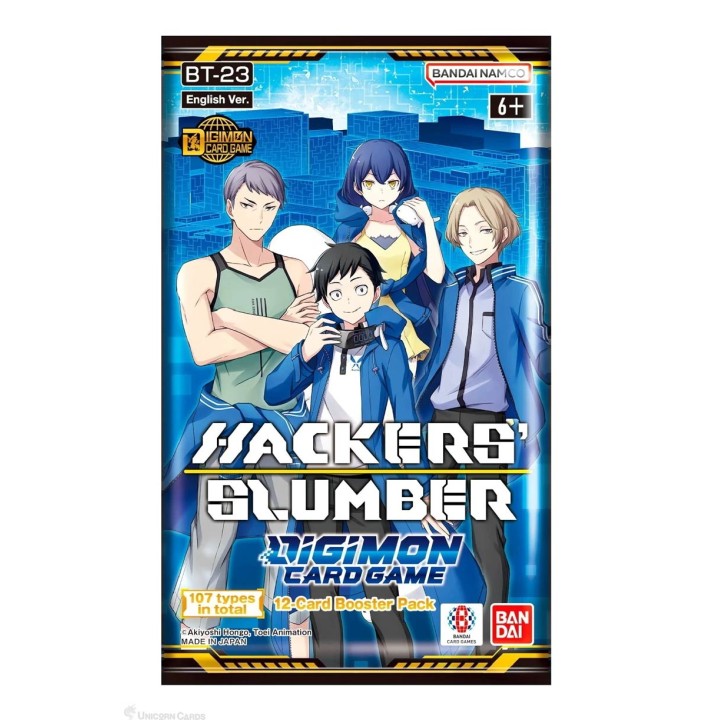 Booster Box Hackers Slumber BT23 Digimon Card Game