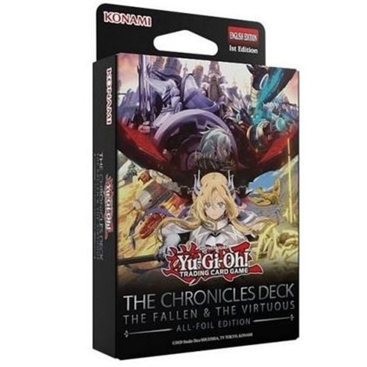 El Deck de las Crónicas El Caído y la Virtuosa Edición All Foil Yu Gi Oh! (Castellano)