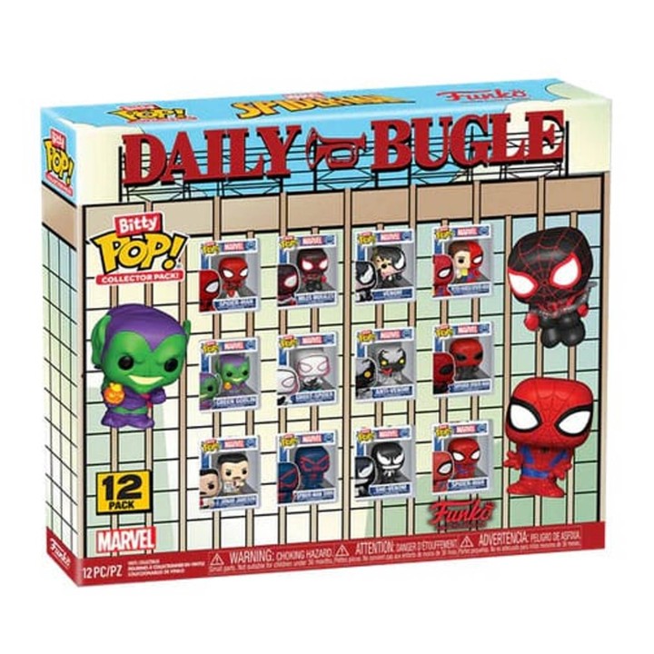 Bitty Pop Spider Man Display (12 Figures)