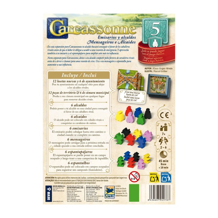 Carcassonne Exp 05 Emisarios y Alcaldes