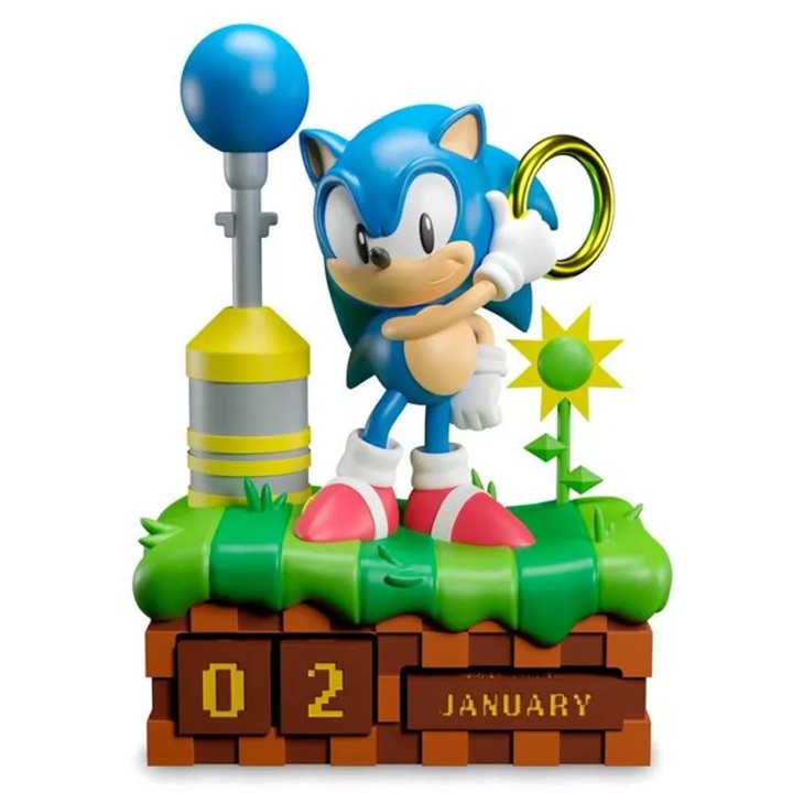 Sonic The Hedgehog 3D Perpetual Calendar