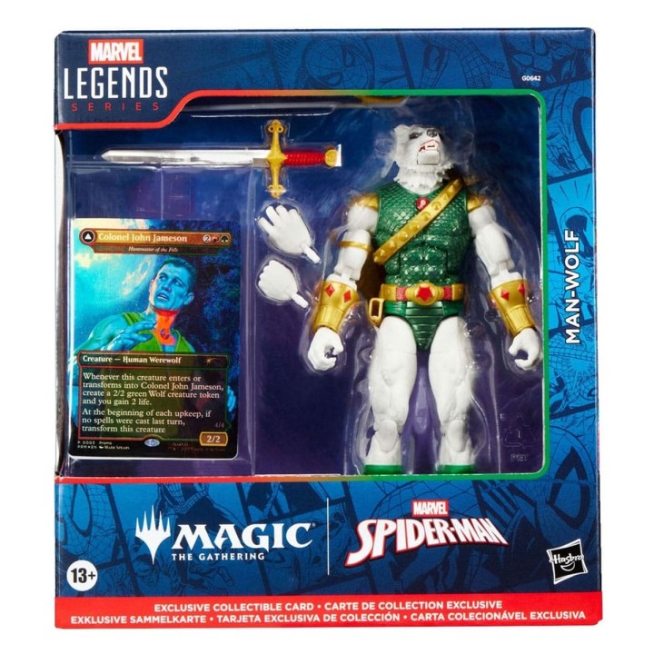 Man Wolf Magic The Gathering X Spider Man Marvel Legends Series