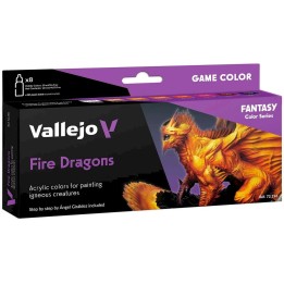 Fire Dragons Acrylic Colors Set Vallejo