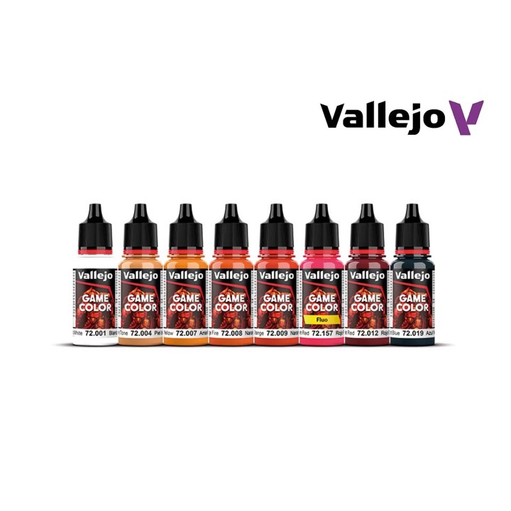 Fire Dragons Acrylic Colors Set Vallejo