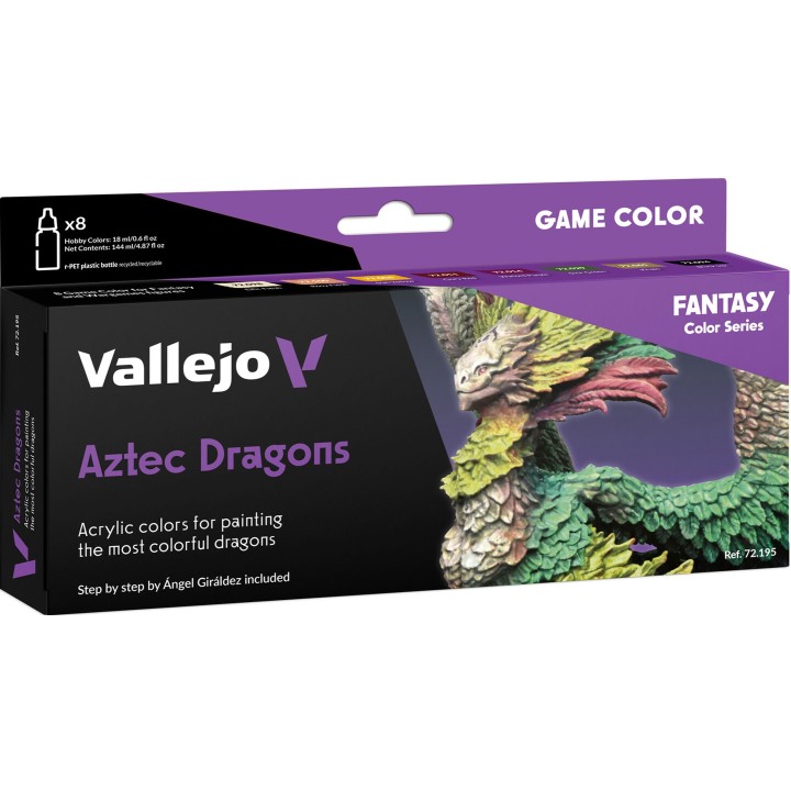 Aztec Dragons Acrylic Colors Set Vallejo