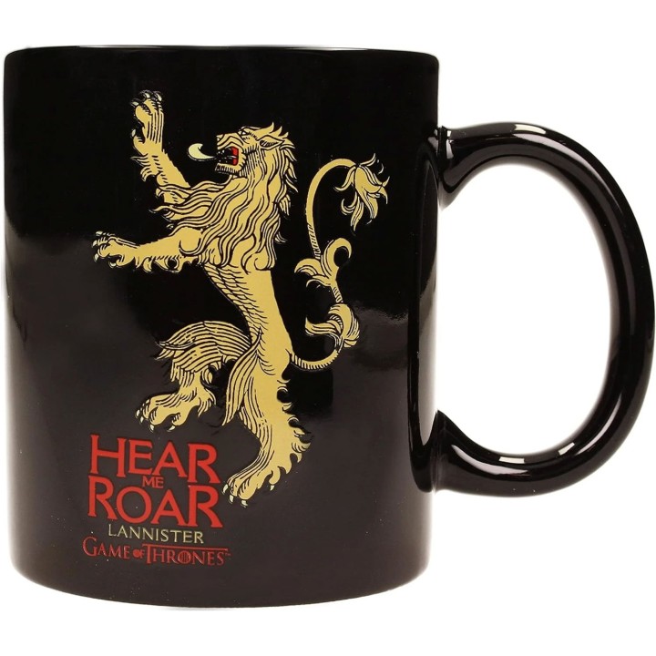 Taza Negra Casa Lannister Game Of Thrones