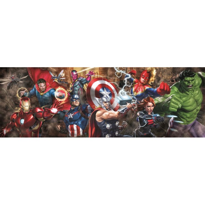 Puzzle Marvel Panoramico 1000 Piezas (Poster Incluido)