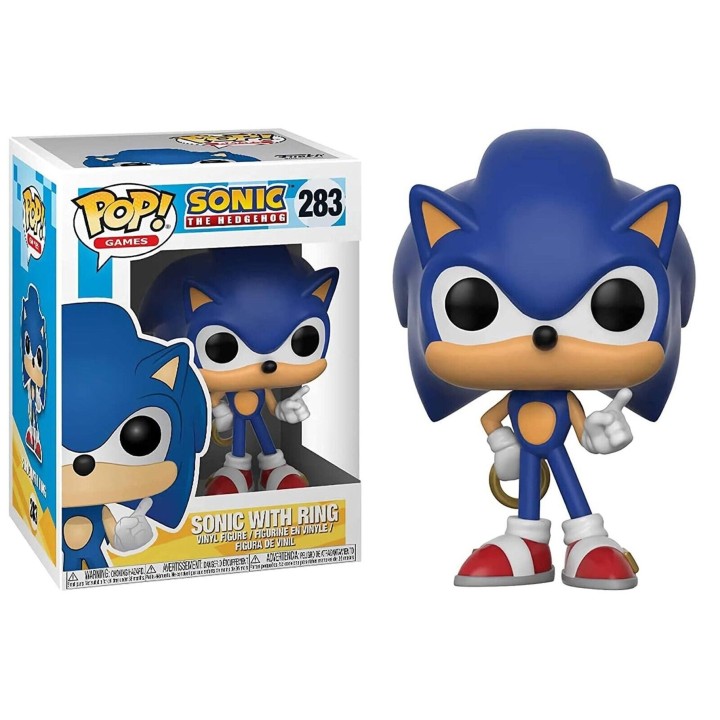 Funko Pop Sonic with Ring 283 Sonic the Hedgehog