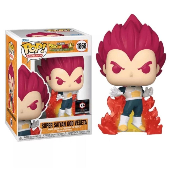 Funko Pop Super Saiyan God Vegeta 1868 Dragon Ball Super (Chalice Collectibles)