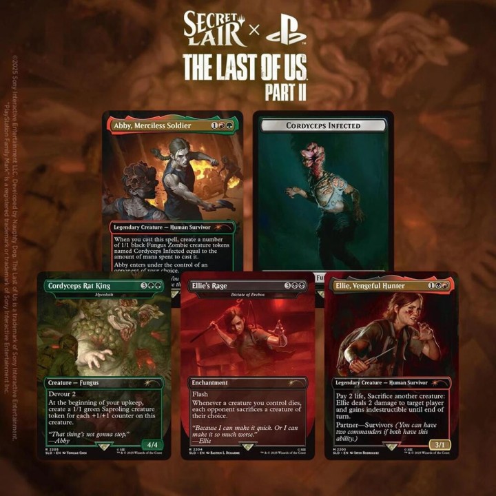 Secret Lair X The Last of Us Part II Magic The Gathering