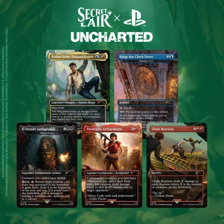Secret Lair X Uncharted Magic The Gathering