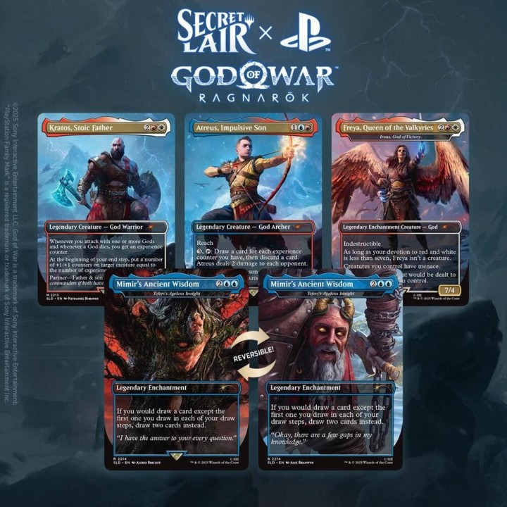 Secret Lair X God of War Norse Magic The Gathering