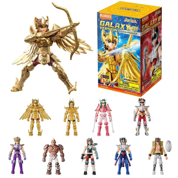Caja sellada Saint Seiya Galaxy Version 01 Legacy of Sagitarius Blokees