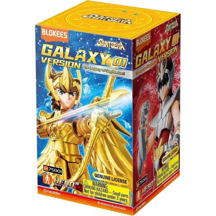Caja sellada Saint Seiya Galaxy Version 01 Legacy of Sagitarius Blokees