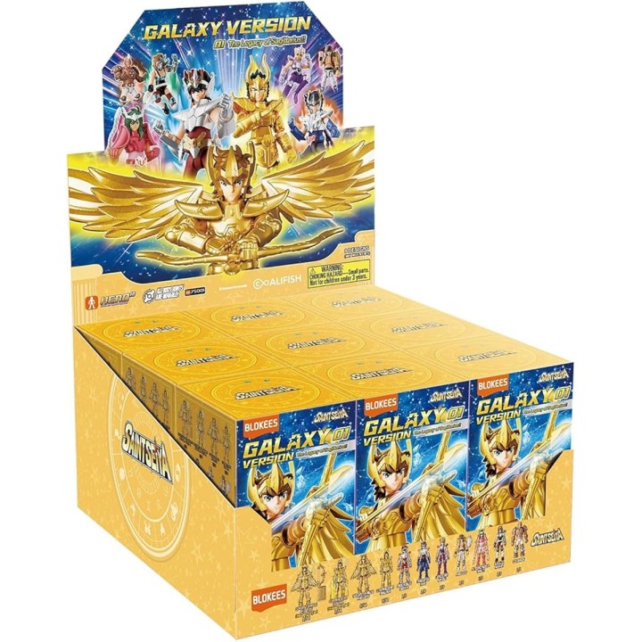 Caja sellada Saint Seiya Galaxy Version 01 Legacy of Sagitarius Blokees