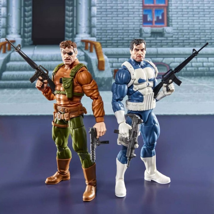 Punisher & Nick Fury Pack 2 Figuras Gamerverse Marvel Legends